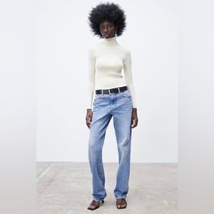 Zara high collar knit sweater